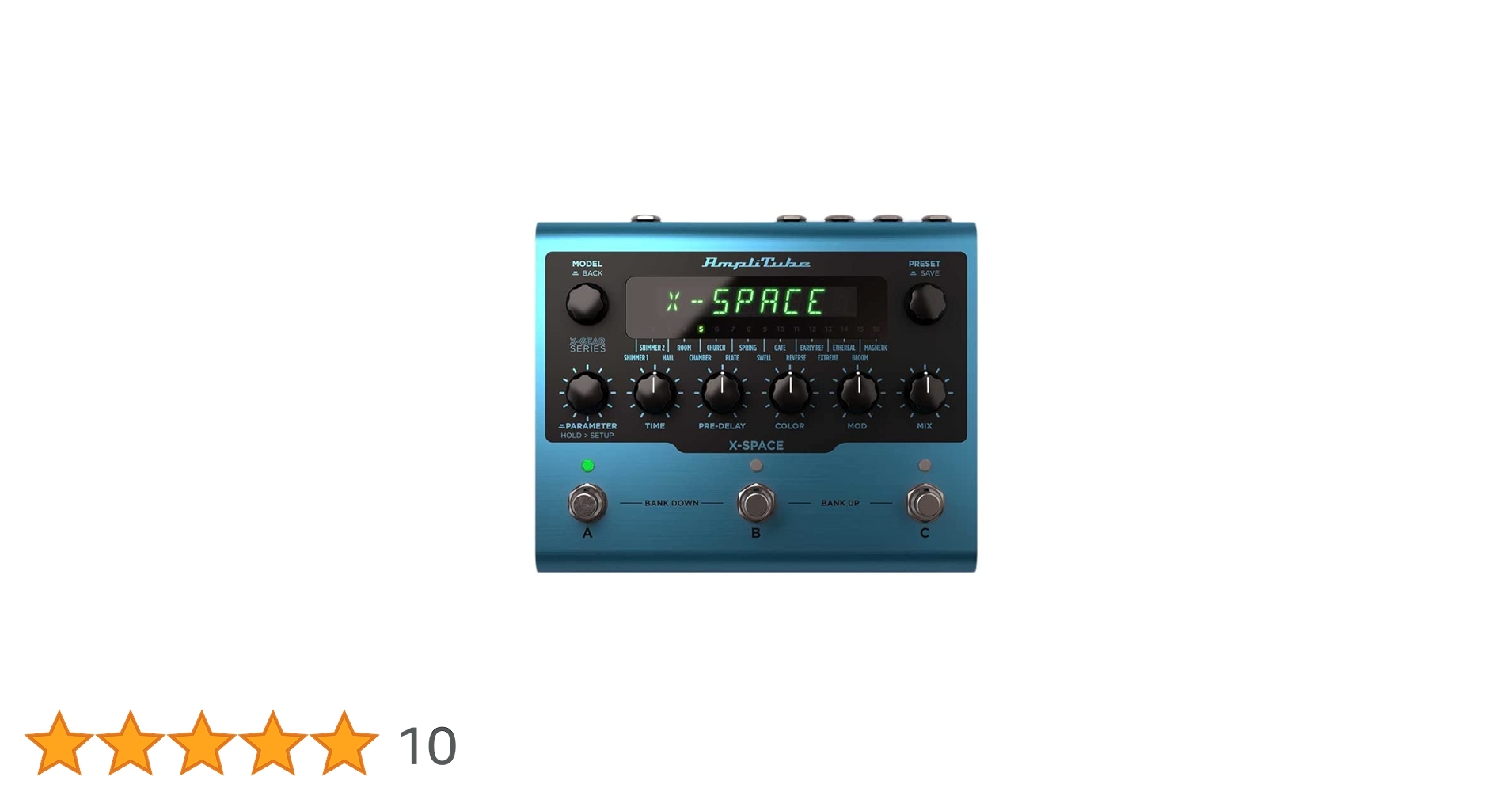 【極美品・試聴のみ数回】AmpliTube X-Space ※付属アプリなし Amazon | IK Multimedia AmpliTube X-SPACE ペダル リバーブ